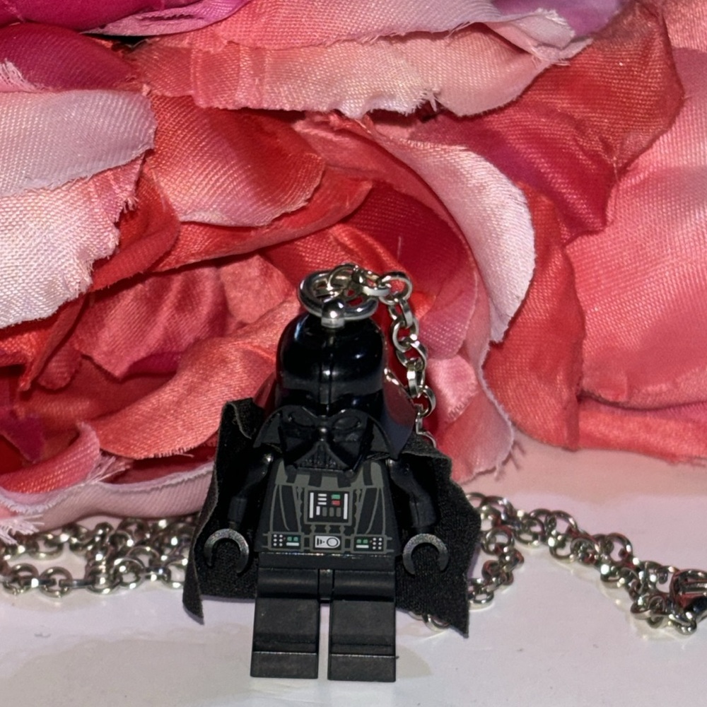 LEGO Darth Vader Lego Minifig Necklace Star Wars Jewelry Darth Vader Lego Vader - Picture 2 of 13